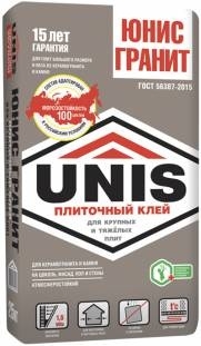 Клей плиточный "Юнис ГРАНИТ" 25 кг