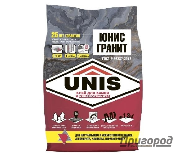 Клей плиточный "Юнис ГРАНИТ" 5 кг