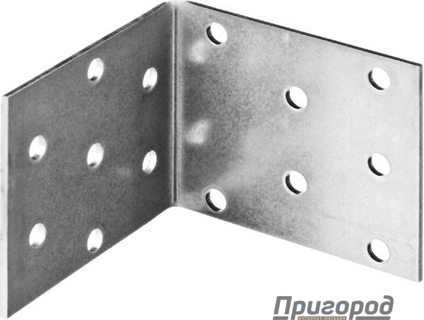 Крепежный угол оцинкованный KUR  50х50х60х2,0мм  