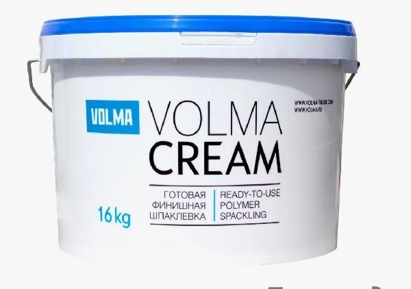Шпаклевка VOLMA - Cream финишная,готовая к применению 16кг