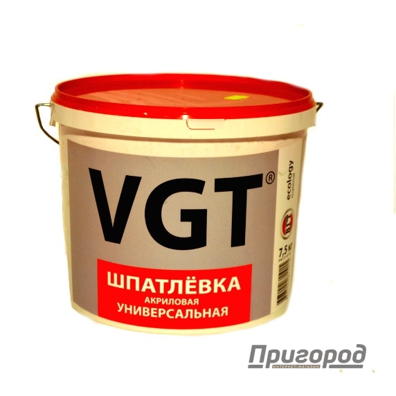 Шпатлевка акриловая универсальная "ВГТ" 7,5 кг                                                   